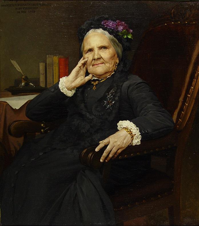 Jules van Biesbroeck Sr.: portret van JD Courtmans,1883
