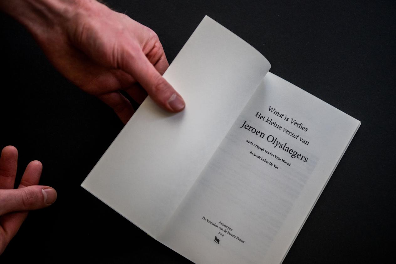 Titelpagina van Winst is Verlies, het kleine verzet