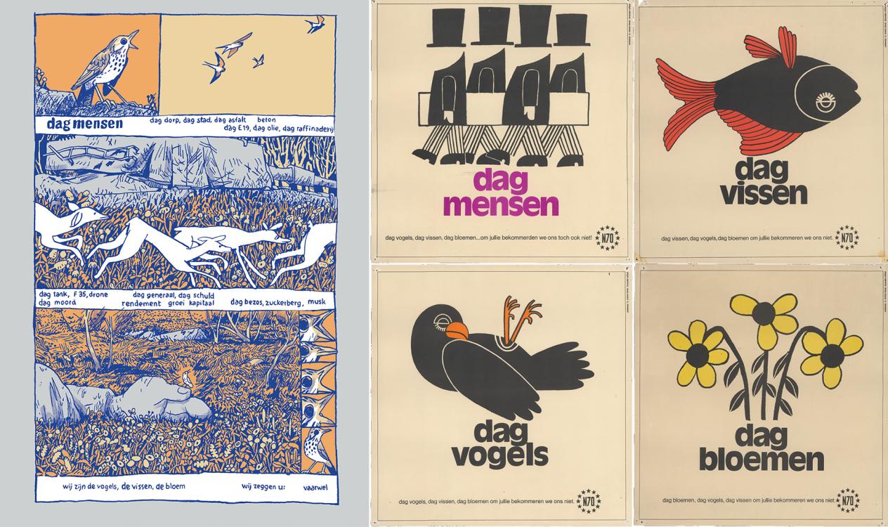 Frederik Van den Stock : striptekening naar affiches van Kees Ooms