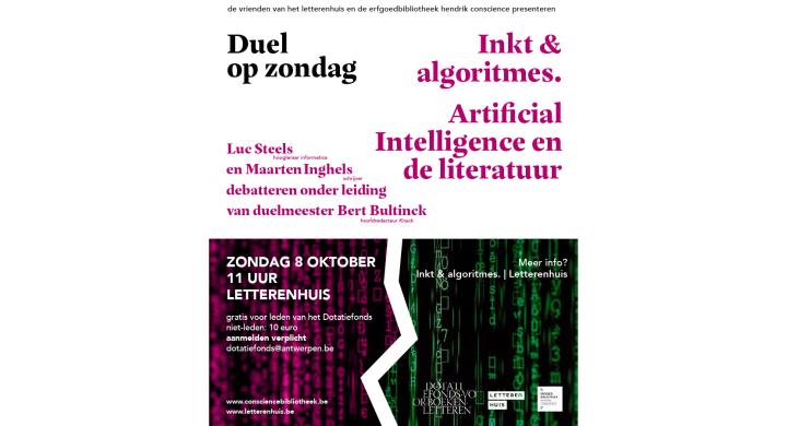 Affiche Duel op zondag Inkt & algoritmes