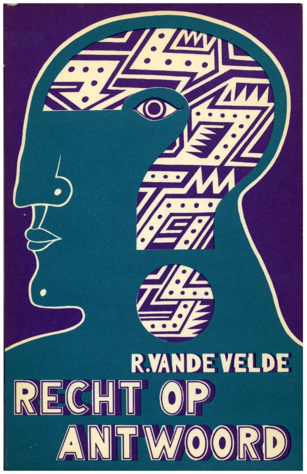 Roger van de Velde, cover 'Recht op antwoord', 1969