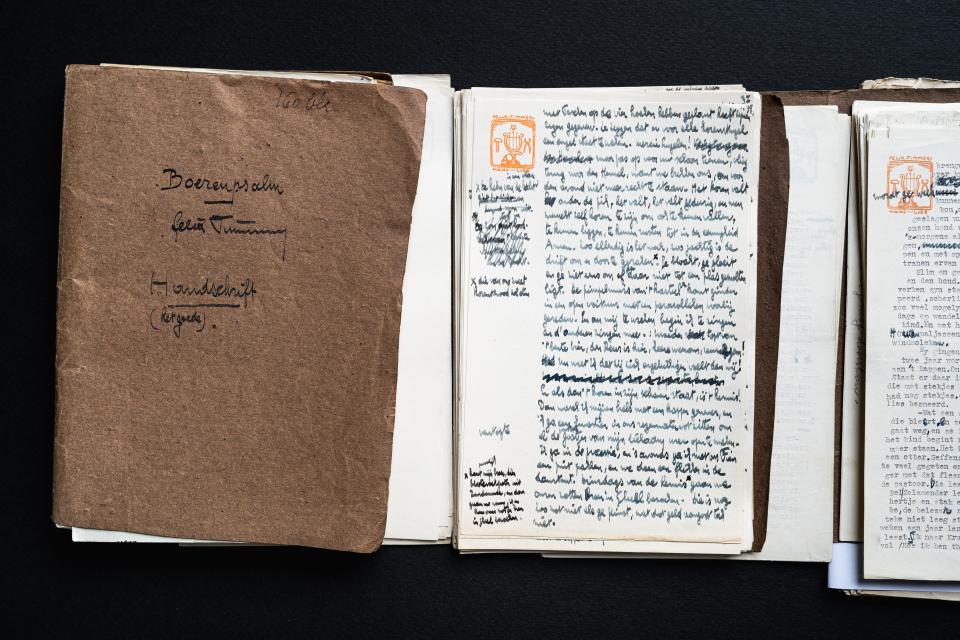 Felix Timmermans, 'Boerenpsalm', handschrift