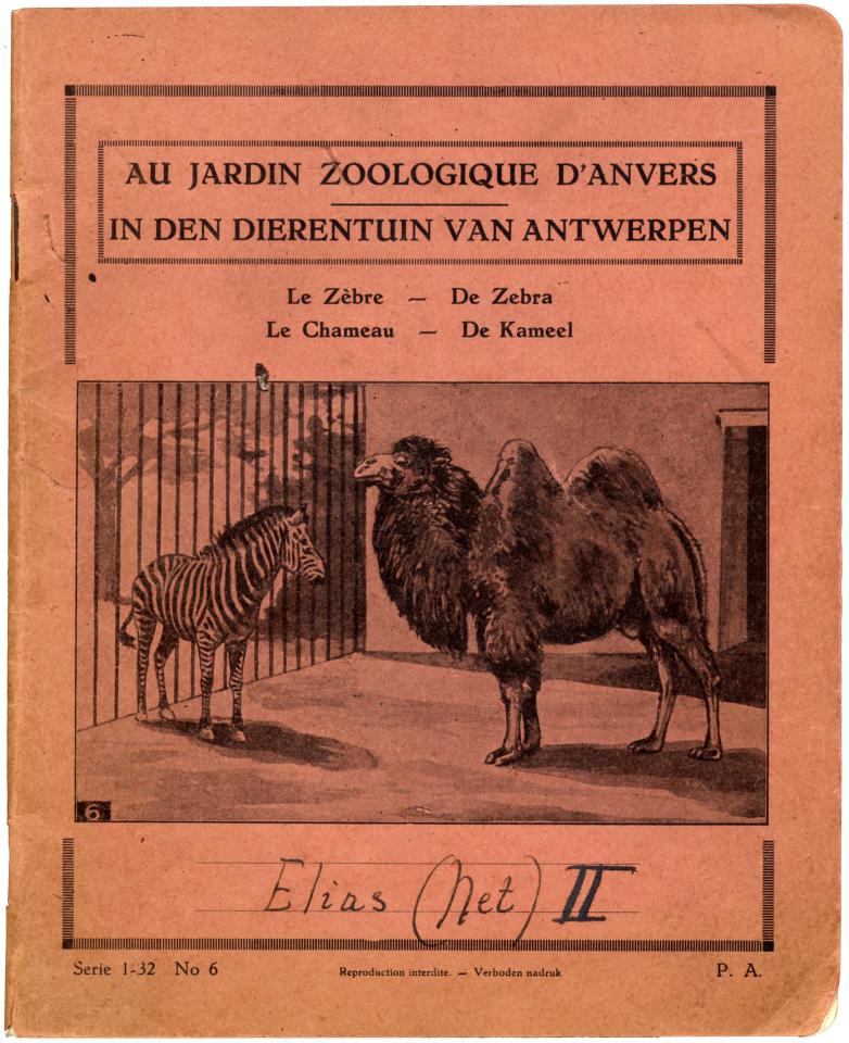 Schriftje met hoofdstukken uit Gilliams' roman 'Elias'