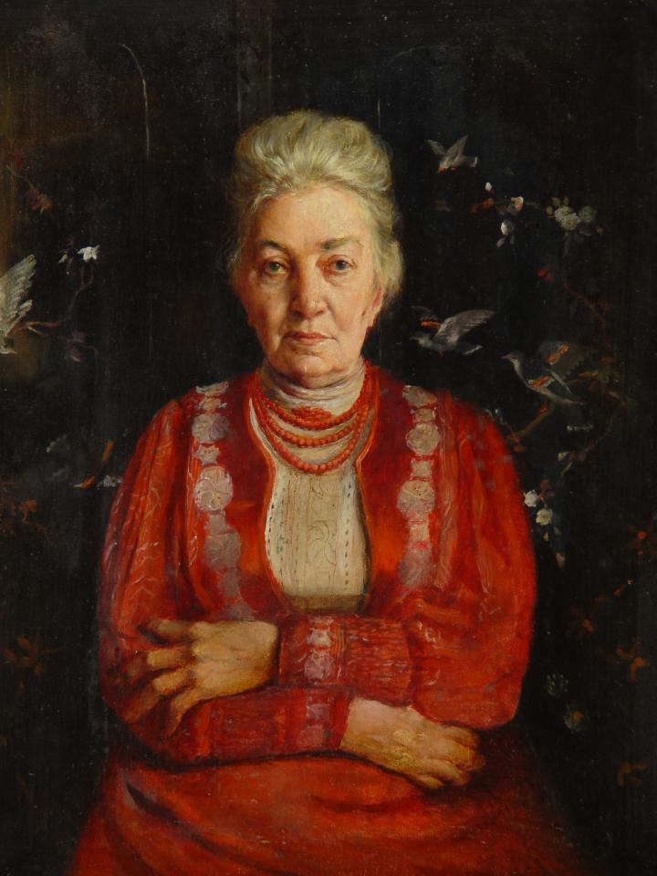 Portretschilderij van Virginie Loveling