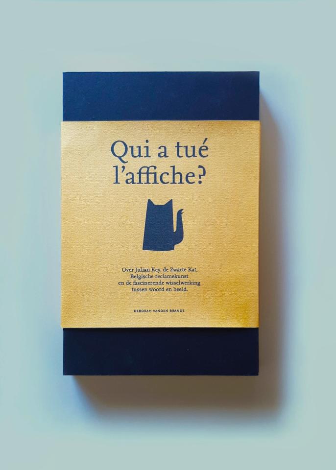 Deborah vanden Brande: boekje Qui a tué l'affiche, cover