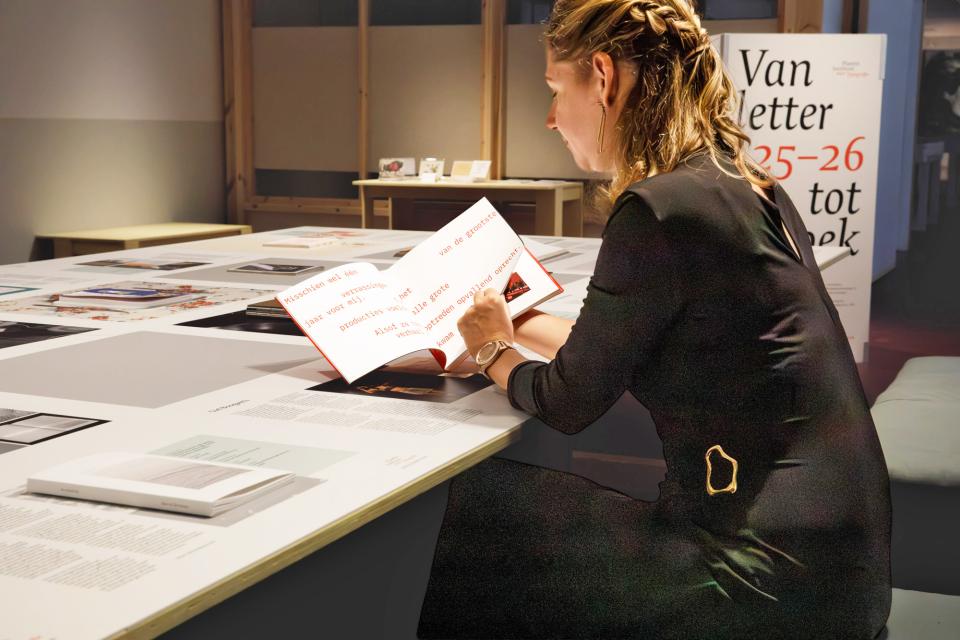 Expo 'Van letter tot boek' - Plantin Instituut voor Typografie 2026 - boekontwerp