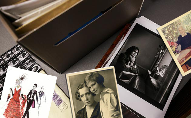 Afbeeldingen van enkele vrouwelijke auteurs uit het Letterenhuis