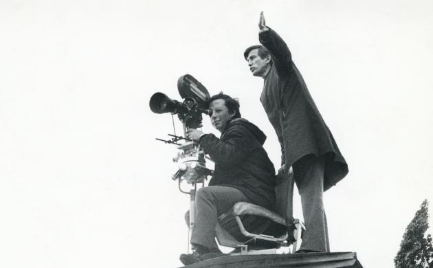 Cameraman en Herman Wuyts bij filmopname Princess