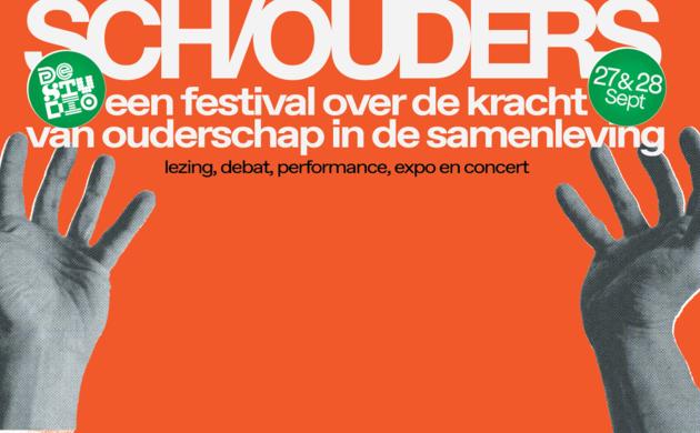campagnebeeld van het festival SCHOU/OUDERS in De Studio