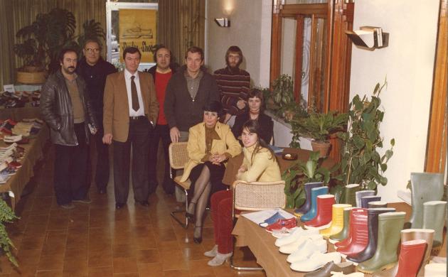 JMH Berckmans als schoenverkoper in Italië, 1981