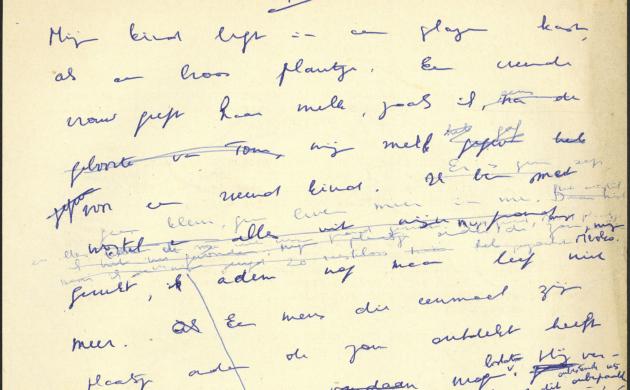 Mireille Cottenjé: Dagboek van Carla, handschrift