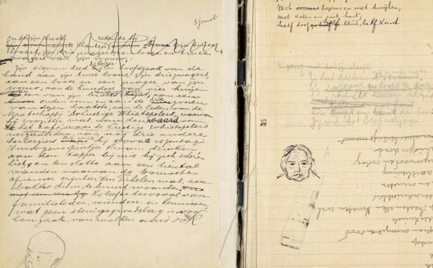 Willem Elsschot: De verlossing, met moedergedicht in de marge
