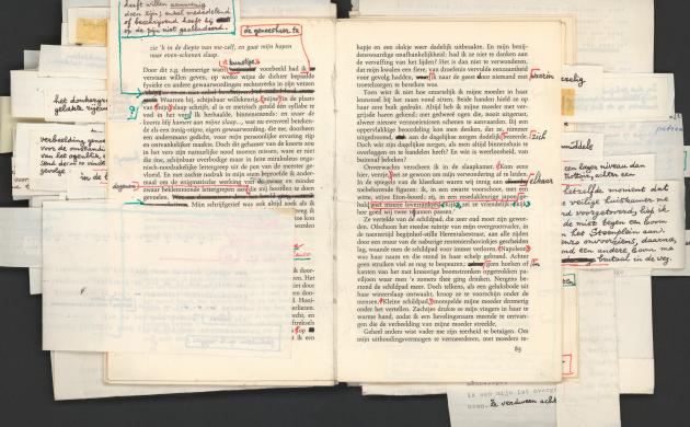 Maurice Gilliams: Elias of het gevecht met de nachtegalen, verbeterde drukproef