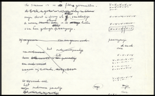 Zesde versie van Sonnet met winterlippen