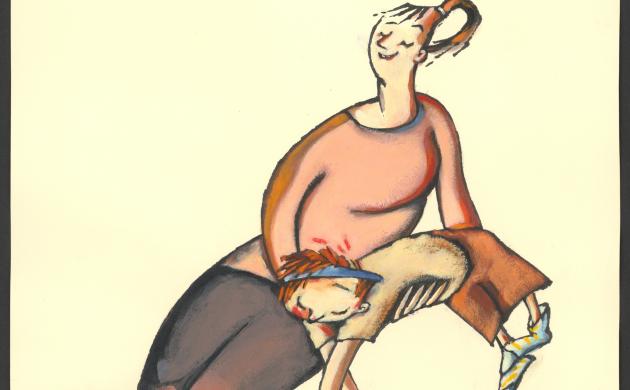 Anne Westerduin: Illustratie uit Betti Spaghetti (Marc de Bel)