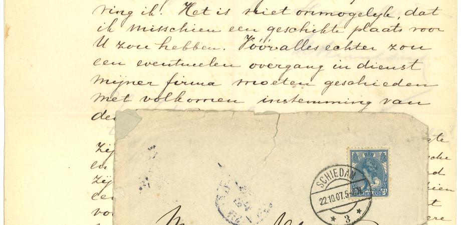 Brief van Henri Smulders (Werf Gusto) aan Alfons de Ridder, 22 oktober 1907 