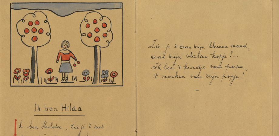 Julia Tulkens: 'Liedjes voor Hilda', handschrift