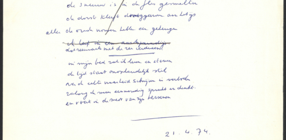 Vijfde versie van Sonnet met winterlippen