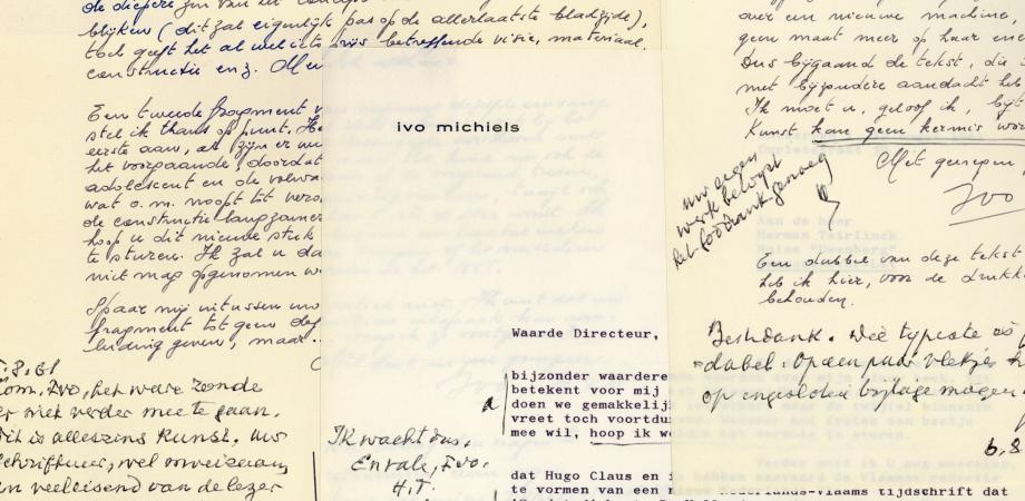 Correspondentie met Herman Teirlinck 
